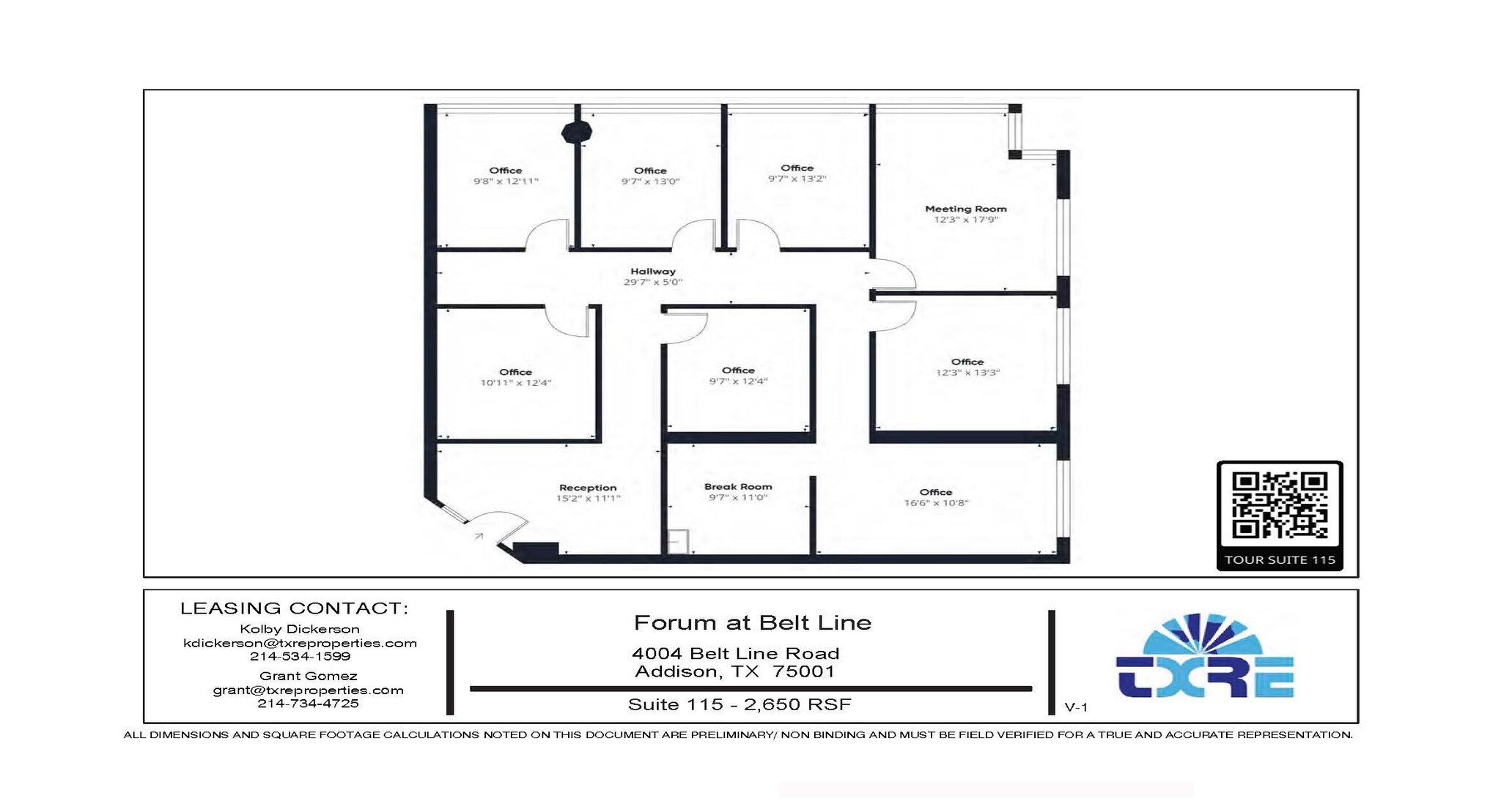 4004 Belt Line Rd, Addison, TX en alquiler Plano de la planta- Imagen 1 de 1