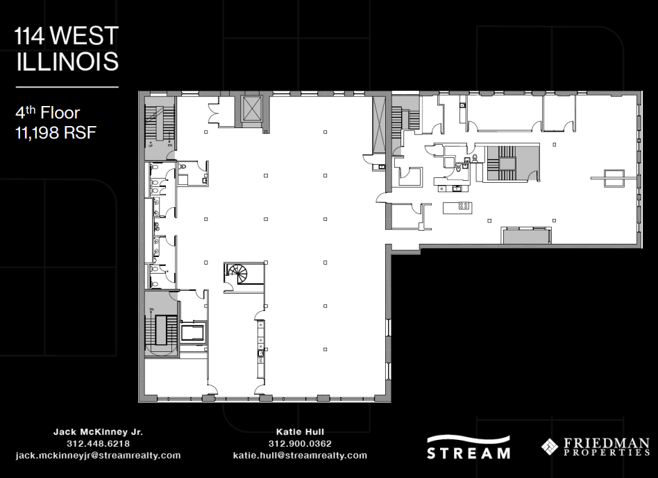 114 W Illinois St, Chicago, IL en alquiler Plano de la planta- Imagen 1 de 7