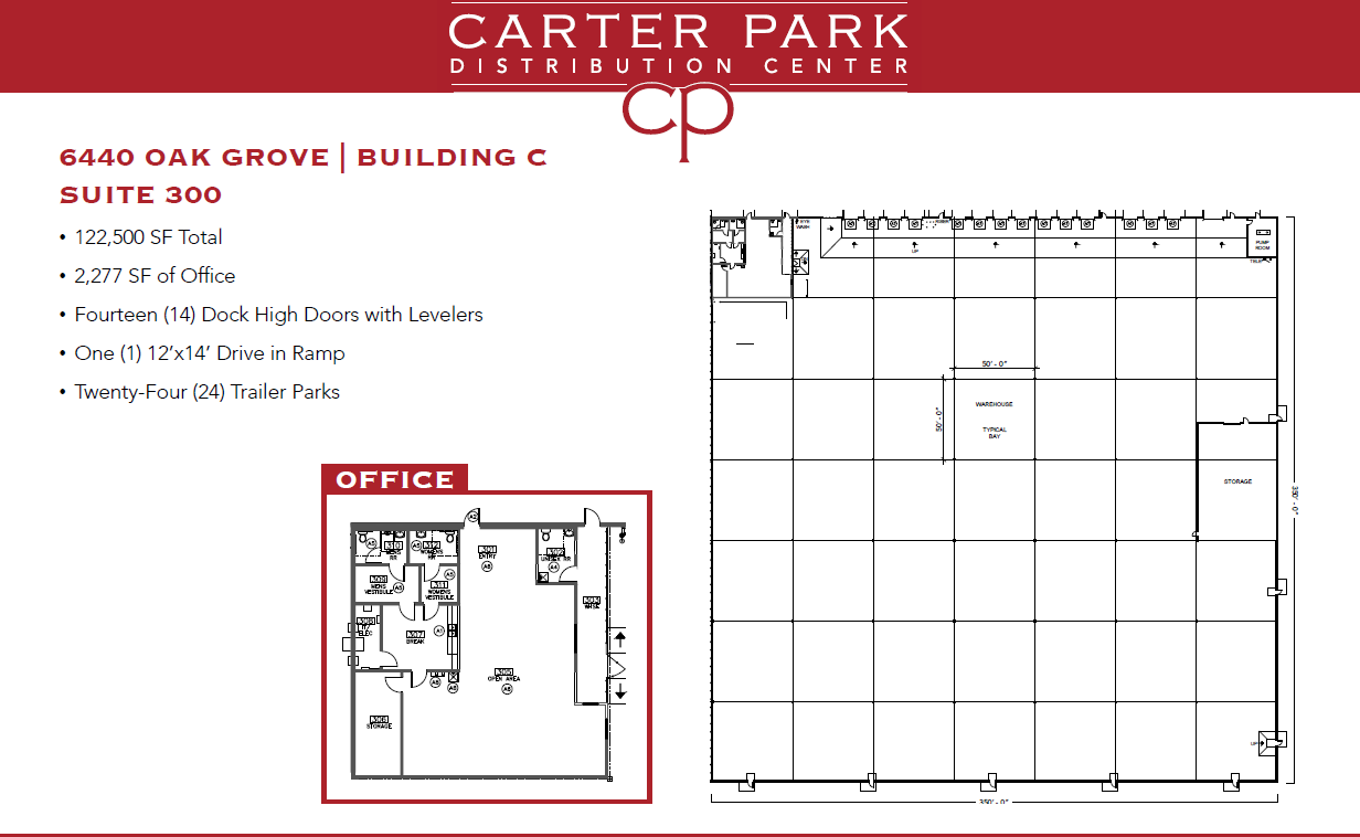 6401 Will Rogers Blvd, Fort Worth, TX en alquiler Plano de la planta- Imagen 1 de 1