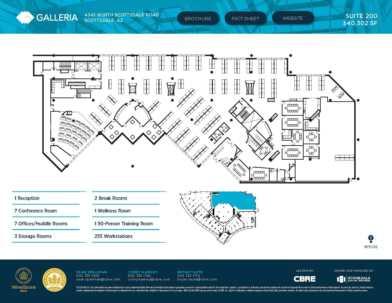 4343 N Scottsdale Rd, Scottsdale, AZ en alquiler Plano de la planta- Imagen 1 de 1