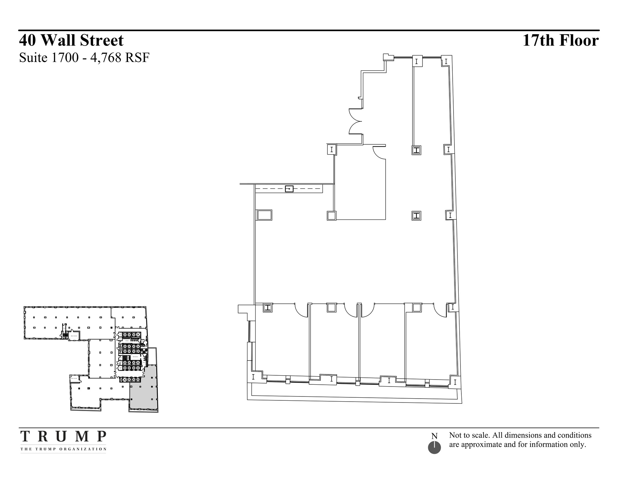 40 Wall St, New York, NY en alquiler Plano del sitio- Imagen 1 de 1