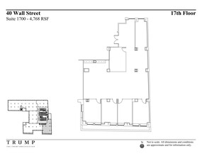 40 Wall St, New York, NY en alquiler Plano del sitio- Imagen 1 de 1