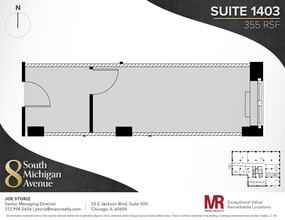 8 S Michigan Ave, Chicago, IL en alquiler Plano de la planta- Imagen 1 de 5