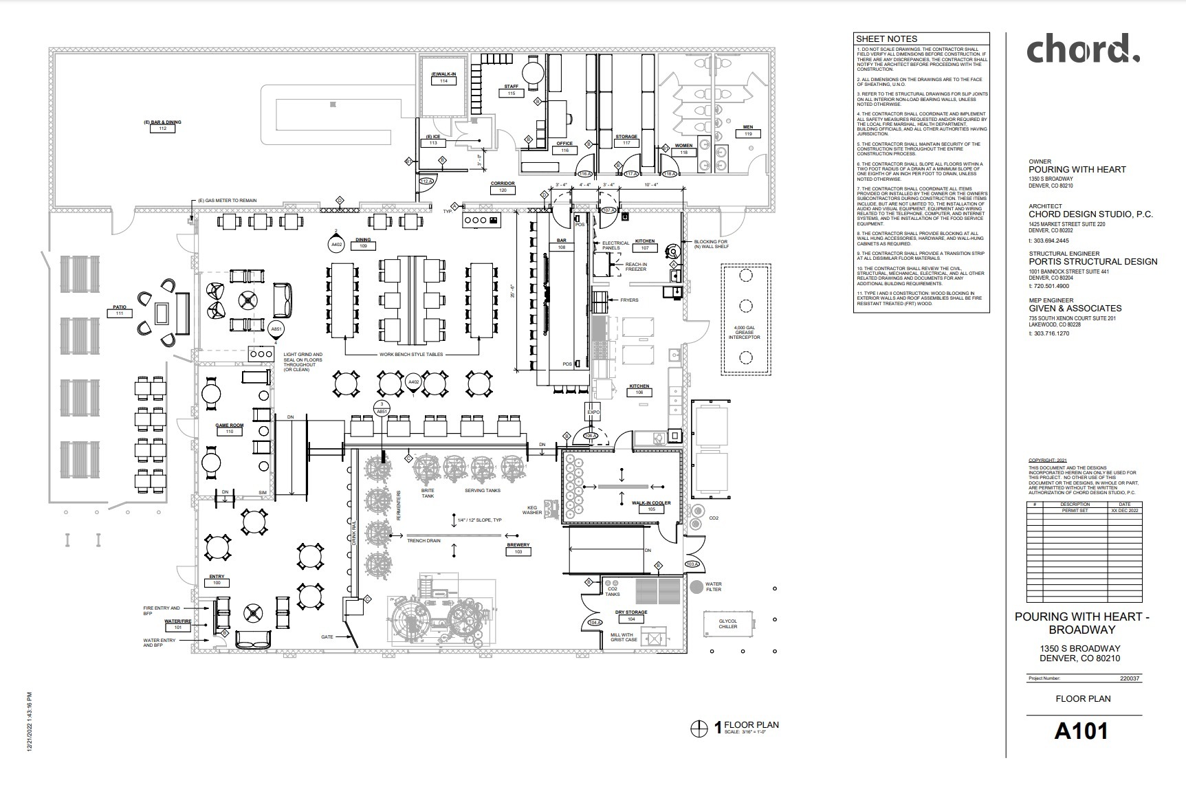 1350 S Broadway, Denver, CO en alquiler Plano de la planta- Imagen 1 de 3