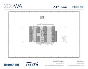 200 W Adams St, Chicago, IL en alquiler Plano de la planta- Imagen 1 de 1