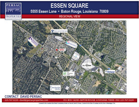 5555 Essen Ln, Baton Rouge, LA - VISTA AÉREA  vista de mapa - Image1