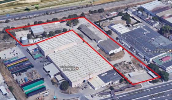 Nave en Alcalá de Henares, Madrid en venta - Vista aérea - Imagen 3 de 6