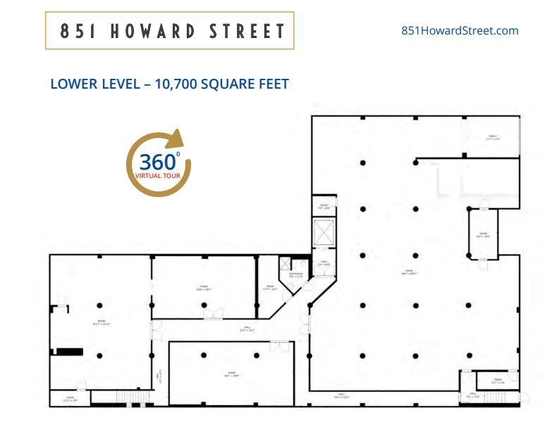 851-853 Howard St, San Francisco, CA en venta Plano de la planta- Imagen 1 de 1