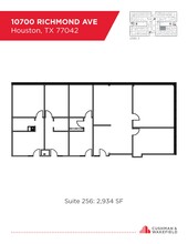 10700 Richmond Ave, Houston, TX en alquiler Plano de la planta- Imagen 1 de 1