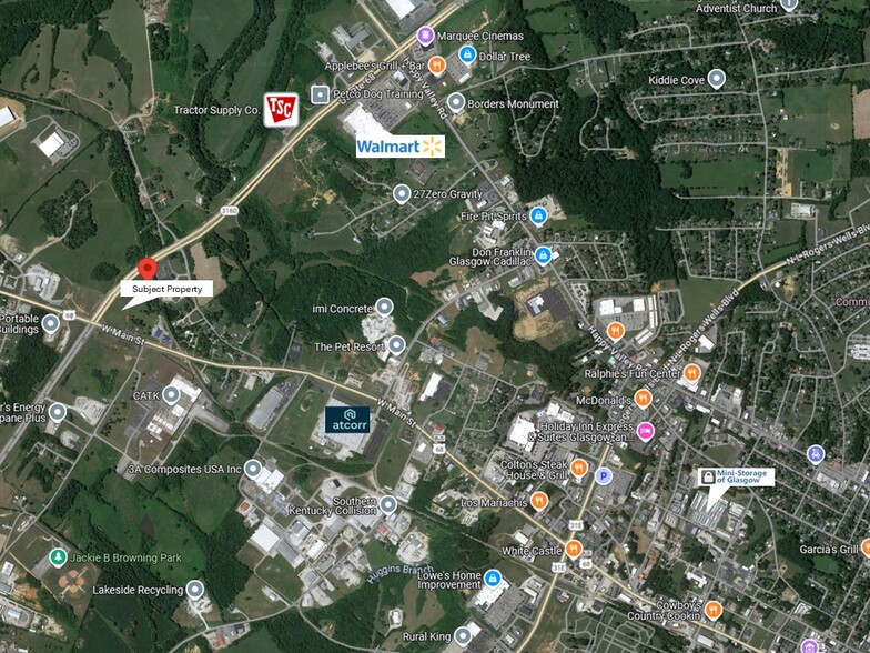 2420 New Bowling Green Rd, Glasgow, KY en venta - Vista aérea - Imagen 2 de 2