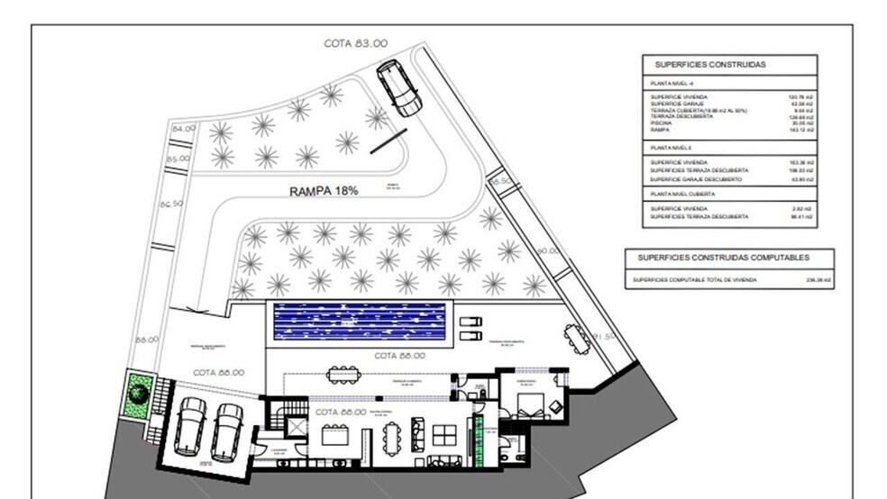 Terreno en Mijas, Málaga en venta - Plano de la planta - Imagen 2 de 9