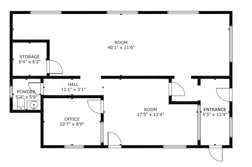 1800 S Mojave Rd, Las Vegas, NV en alquiler Plano de la planta- Imagen 1 de 2