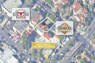 213-215 Santa Barbara St, Santa Barbara, CA - VISTA AÉREA  vista de mapa