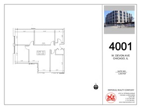 4001 W Devon Ave, Chicago, IL en alquiler Plano del sitio- Imagen 2 de 8