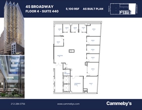 45 Broadway, New York, NY en alquiler Plano de la planta- Imagen 1 de 1