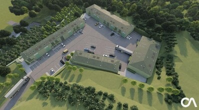 Church Town, Backwell, NSM - Aérea vista de mapa