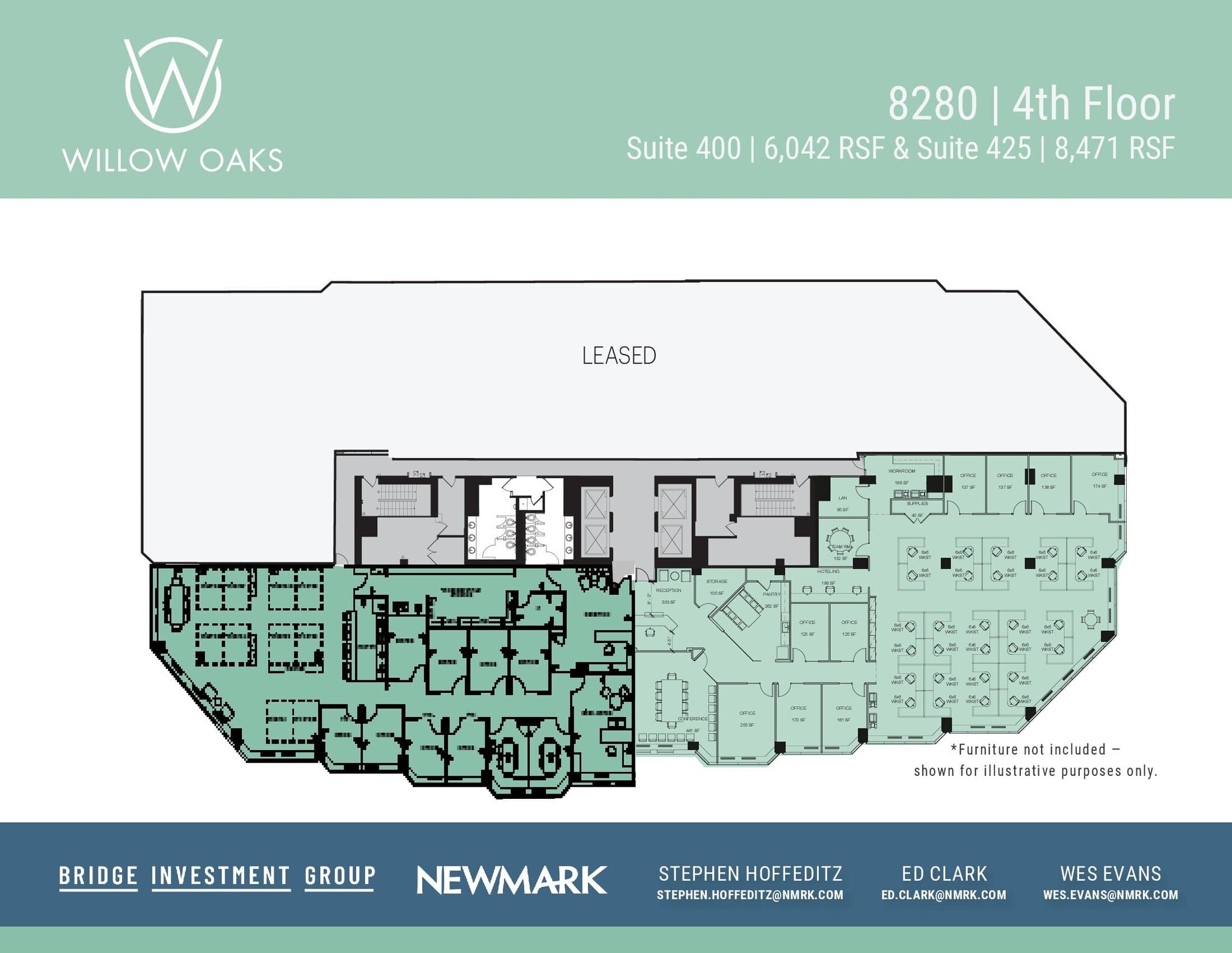 8260-8280 Willow Oaks Corporate Dr, Fairfax, VA en alquiler Plano de la planta- Imagen 1 de 1