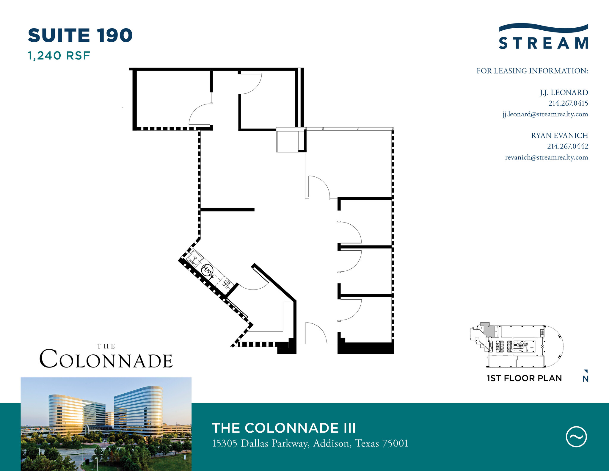 15301 N Dallas Pky, Addison, TX en alquiler Plano de la planta- Imagen 1 de 2