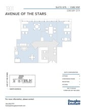 1901 Avenue of the Stars, Los Angeles, CA en alquiler Plano de la planta- Imagen 1 de 1