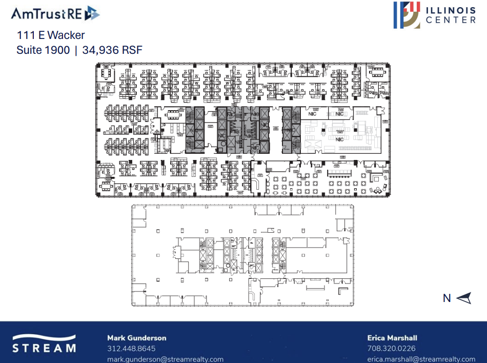 111 E Wacker Dr, Chicago, IL en alquiler Plano de la planta- Imagen 1 de 1