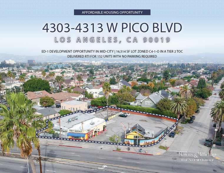 4303-4313 W Pico Blvd, Los Angeles, CA en venta - Foto del edificio - Imagen 1 de 5