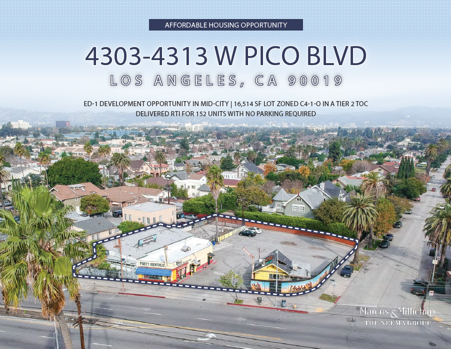 4303-4313 W Pico Blvd, Los Angeles, CA en venta Foto del edificio- Imagen 1 de 6