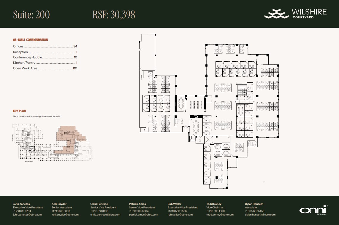 5700 Wilshire Blvd, Los Angeles, CA en alquiler Plano de la planta- Imagen 1 de 1