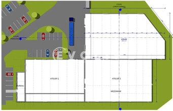 Flex en Crémieu en alquiler Plano de la planta- Imagen 2 de 2
