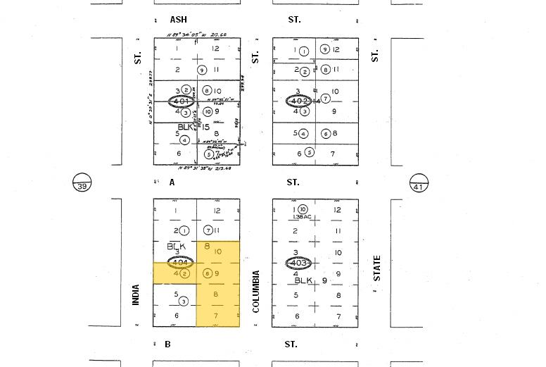 1230 Columbia St, San Diego, CA en alquiler - Plano de solar - Imagen 2 de 16