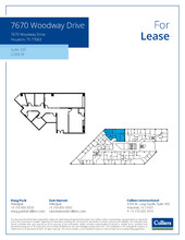 7670 Woodway Dr, Houston, TX en alquiler Plano de la planta- Imagen 1 de 1