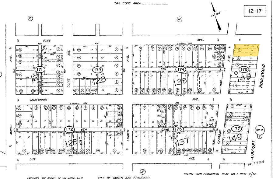 111 Pine Ave, South San Francisco, CA en alquiler - Plano de solar - Imagen 2 de 20