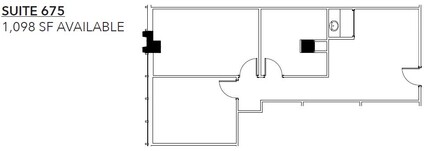 1111 Plaza Dr, Schaumburg, IL en alquiler Plano de la planta- Imagen 1 de 2