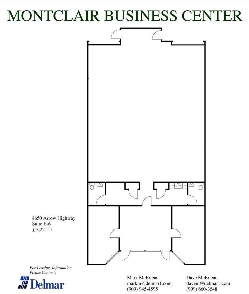 4650 Arrow Hwy, Montclair, CA en alquiler Plano de la planta- Imagen 1 de 1