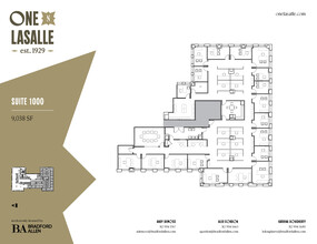 1 N La Salle St, Chicago, IL en alquiler Plano de la planta- Imagen 1 de 1