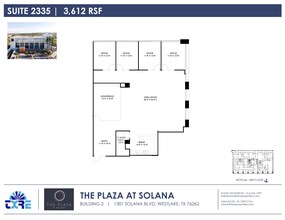 1301 Solana Blvd, Westlake, TX en alquiler Plano de la planta- Imagen 1 de 9