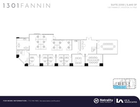 1301 Fannin St, Houston, TX en alquiler Plano de la planta- Imagen 1 de 2