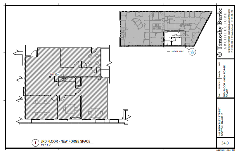 142 Berkeley St, Boston, MA en alquiler Plano de la planta- Imagen 1 de 1