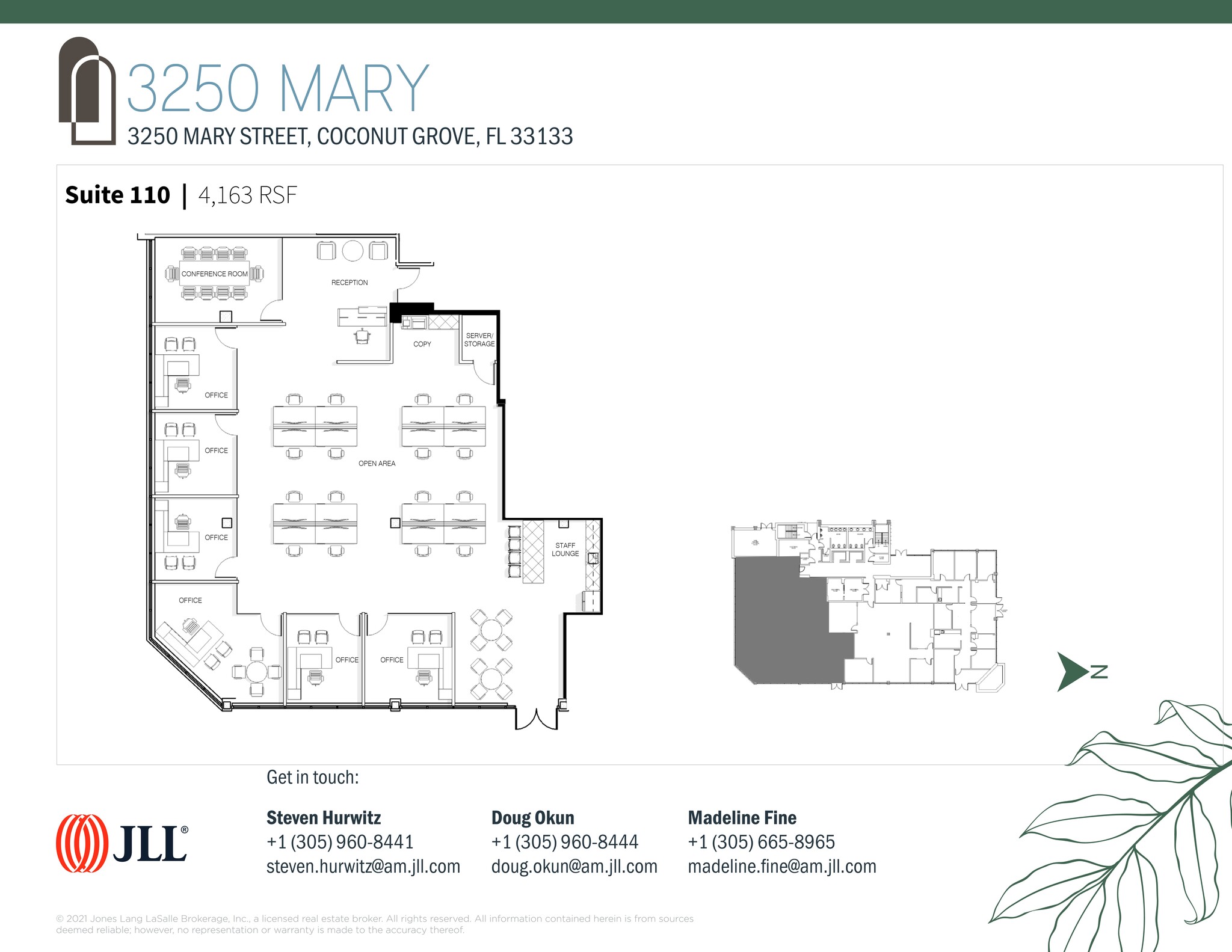 3250 Mary St, Coconut Grove, FL en alquiler Plano del sitio- Imagen 1 de 1