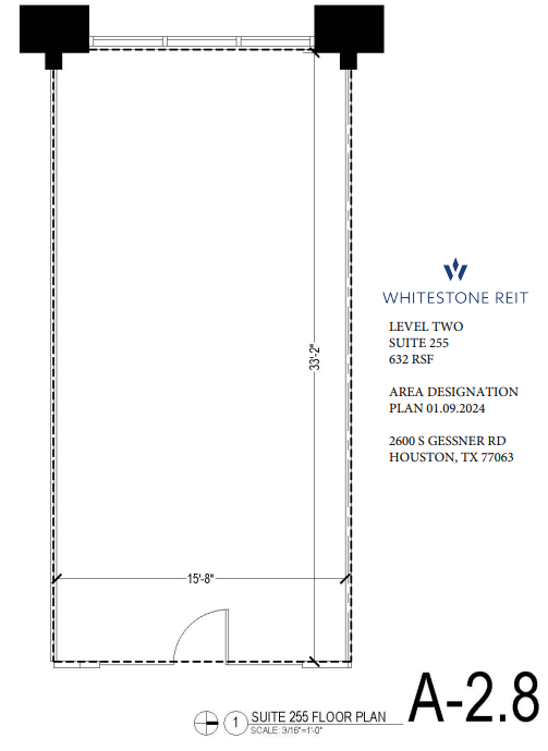 2600 S Gessner Rd, Houston, TX en alquiler Plano de la planta- Imagen 1 de 1