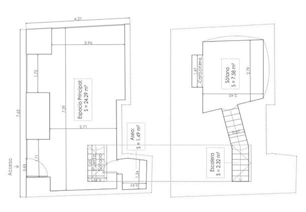 Madrid, MAD 28012 - Unidad Puerta 02 -  - Plano de la planta - Image 1 of 2