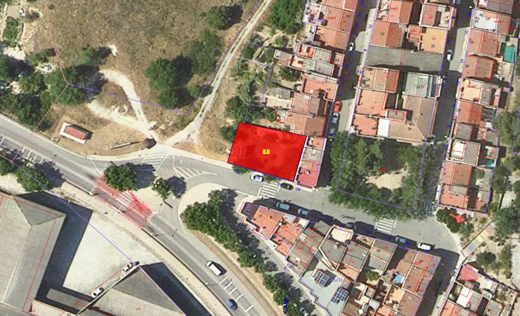 Terreno en Òdena, Barcelona en venta Plano de solar- Imagen 1 de 3
