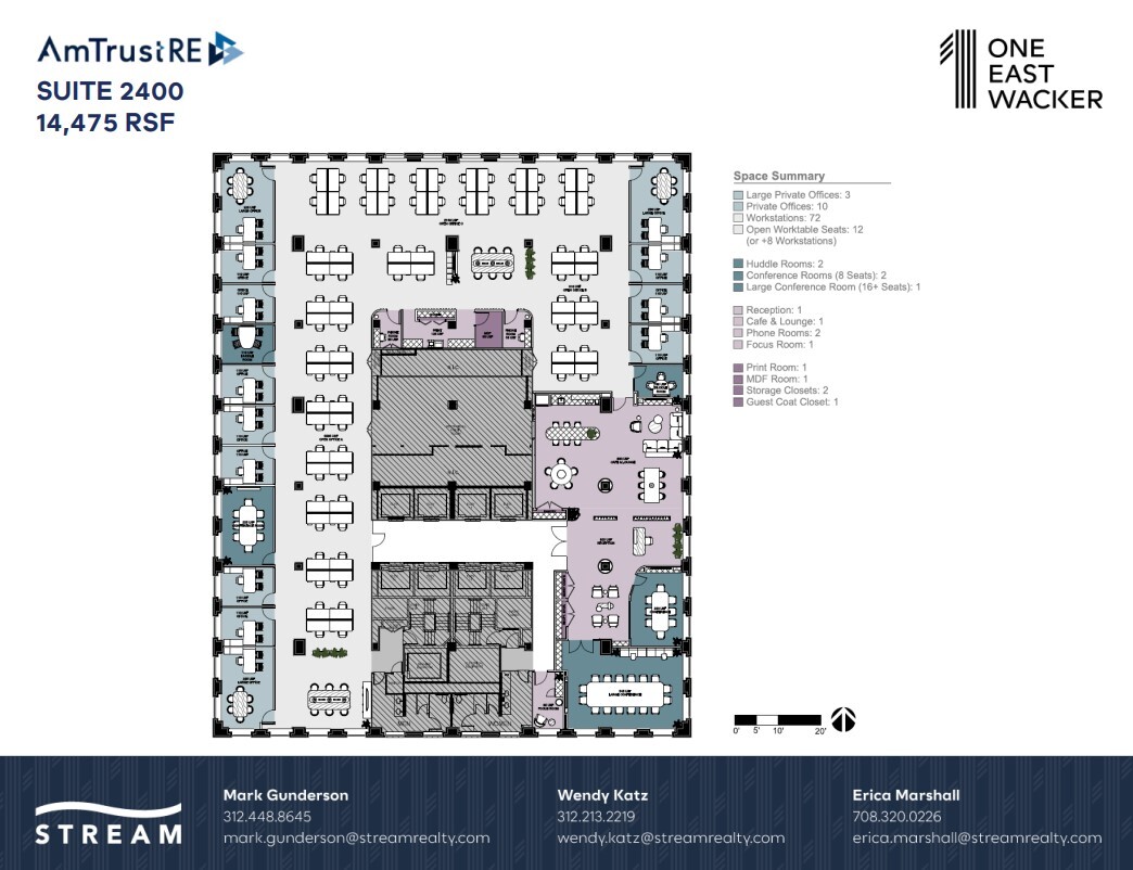 1 E Wacker Dr, Chicago, IL en alquiler Plano de la planta- Imagen 1 de 1