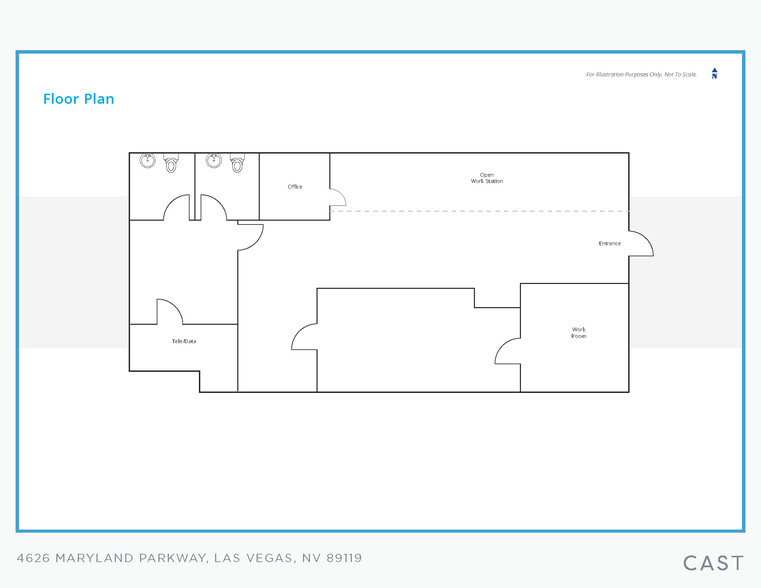 4626-4680 S Maryland Pky, Las Vegas, NV en alquiler - Foto del edificio - Imagen 3 de 11