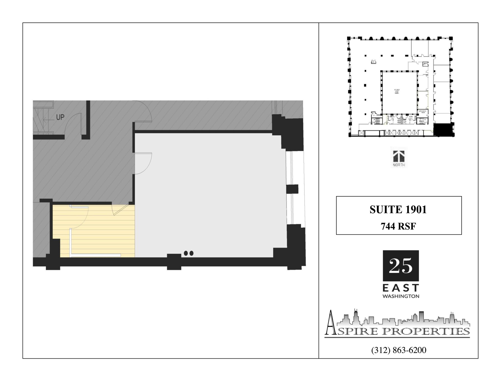 25 E Washington St, Chicago, IL en alquiler Plano del sitio- Imagen 1 de 1