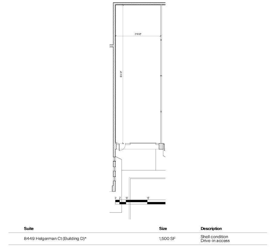 8401-8475 Helgerman Ct, Gaithersburg, MD en alquiler Plano de la planta- Imagen 1 de 1