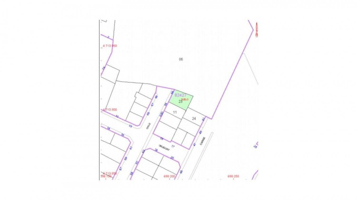 Avenida Caribe, 51, Ponferrada, León en venta Plano del sitio- Imagen 1 de 4