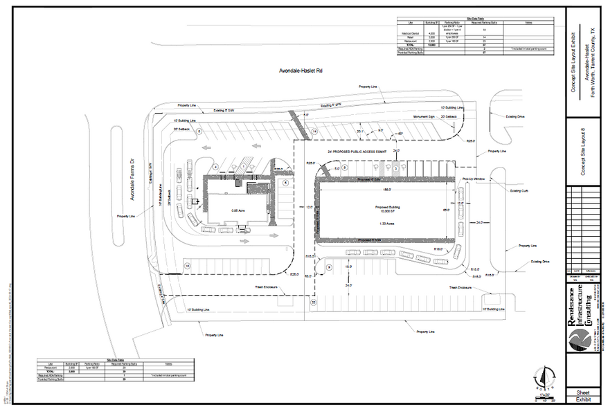 2157 Avondale Haslet Rd, Haslet, TX en alquiler - Plano del sitio - Imagen 2 de 2