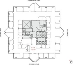 2121 Avenue of the Stars, Century City, CA en alquiler Plano de la planta- Imagen 1 de 1