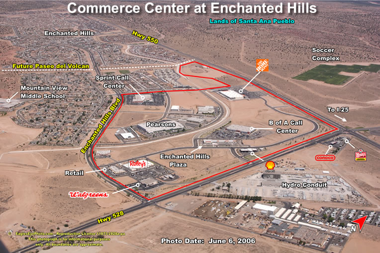 NM-550 @ US-550, Rio Rancho, NM en venta - Vista aérea - Imagen 3 de 4