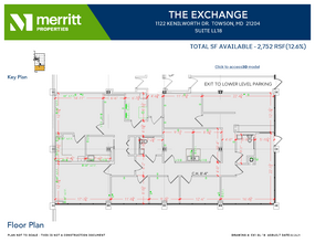 1122 Kenilworth Dr, Towson, MD en alquiler Plano de la planta- Imagen 1 de 1